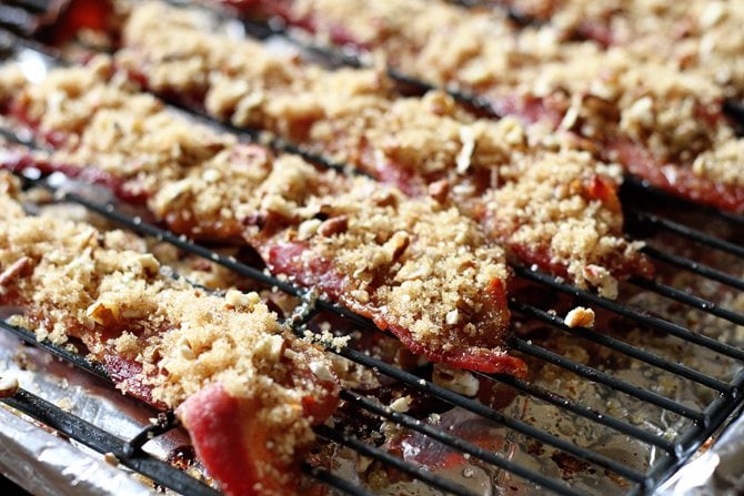 You're only 3 ingredients and about 30 minutes away from Praline Bacon deliciousness!