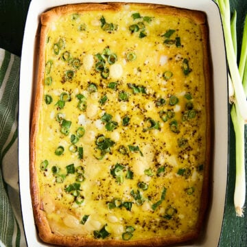 Simple Ham and Swiss Brunch Bake