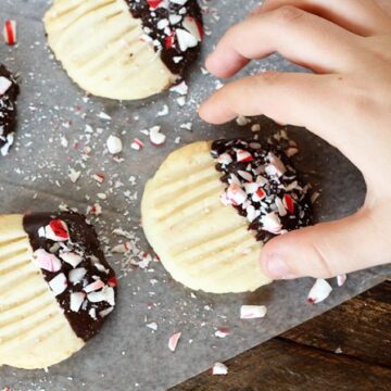 These Chocolate-Tipped Butter Cookies are buttery, tender, and are so fun to customize!