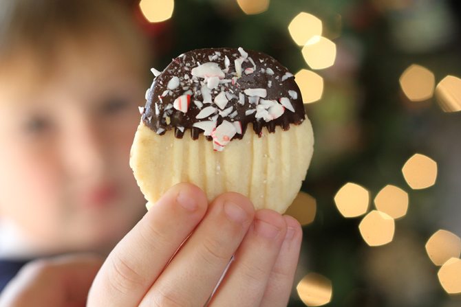 These Chocolate-Tipped Butter Cookies are buttery, tender, and are so fun to customize!