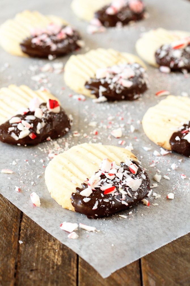 These Chocolate-Tipped Butter Cookies are buttery, tender, and are so fun to customize!