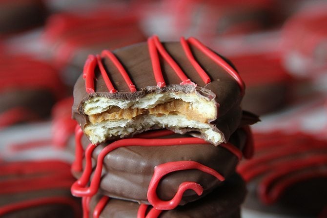These Chocolate Covered Cookie Butter Cookies are a fun twist on a classic that your family will love!