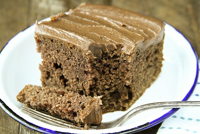 You won't find a more buttery, dense, delicious chocolate cake recipe than this Buttermilk Chocolate Cake!