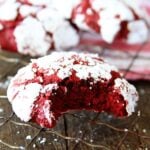 With only 4 ingredients, these Red Velvet Cake Mix Cookies are easier than you think. They're pillowy perfection!