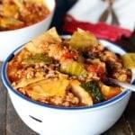 Stuffed Cabbage Soup Image.