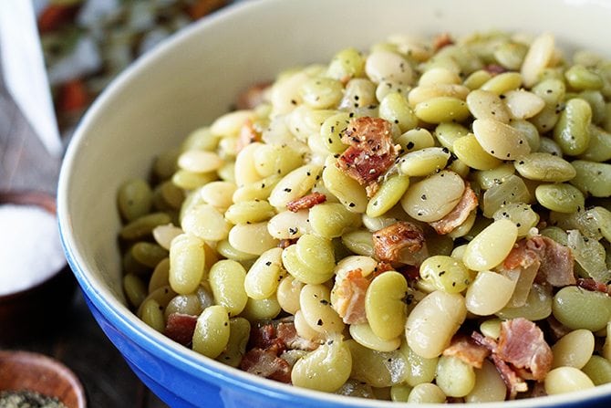 Image for Southern Butter Beans with Bacon