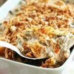 Scoop of Ultimate Green Bean Casserole