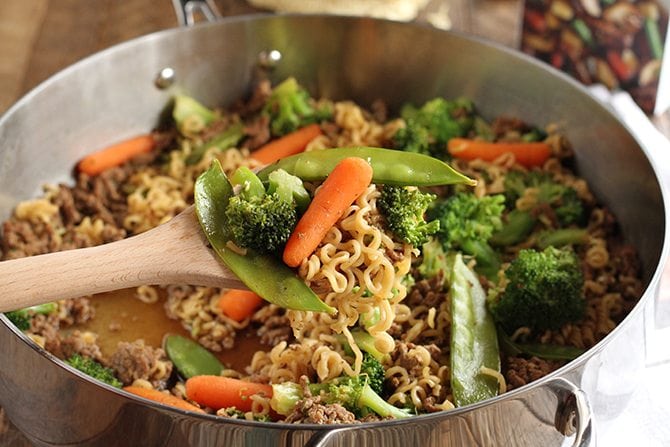 Image for Easy Beef Ramen Skillet