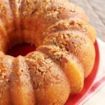 Whole rum cake.
