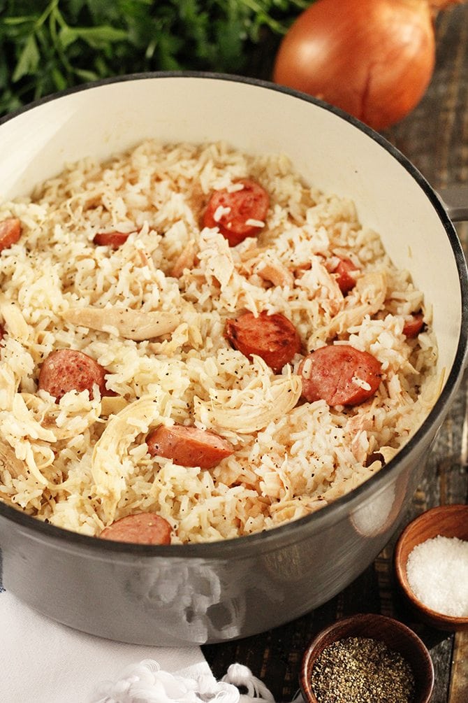 Pot of chicken Bog