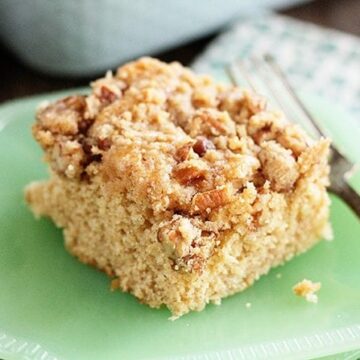 Slice of Buttermilk Coffee Cake