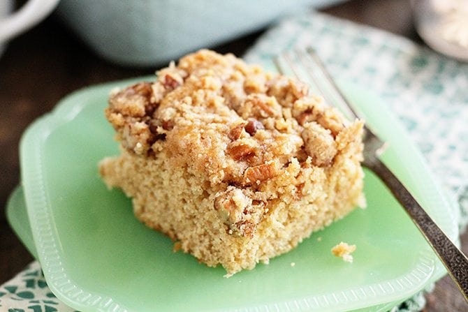 Slice of Buttermilk Coffee Cake