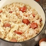 Chicken Bog in a pot.
