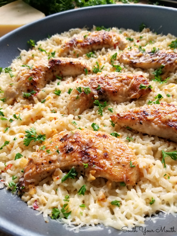 Chicken Scampi in bowl