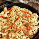 Closer photo of Cajun Chicken Pasta