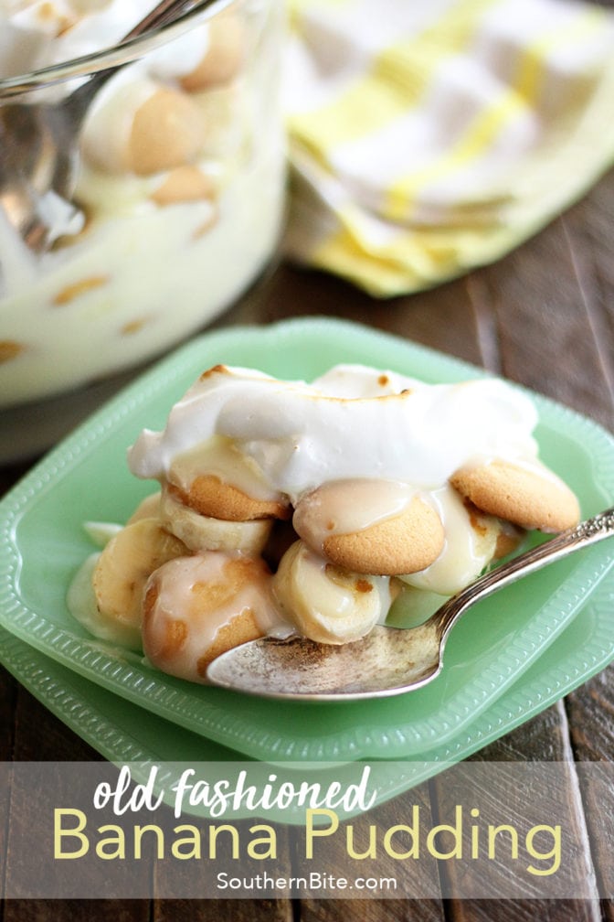 Old Fashion Banana Pudding for Pinterest