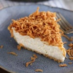 Close photo of Creamy Coconut Pie slice