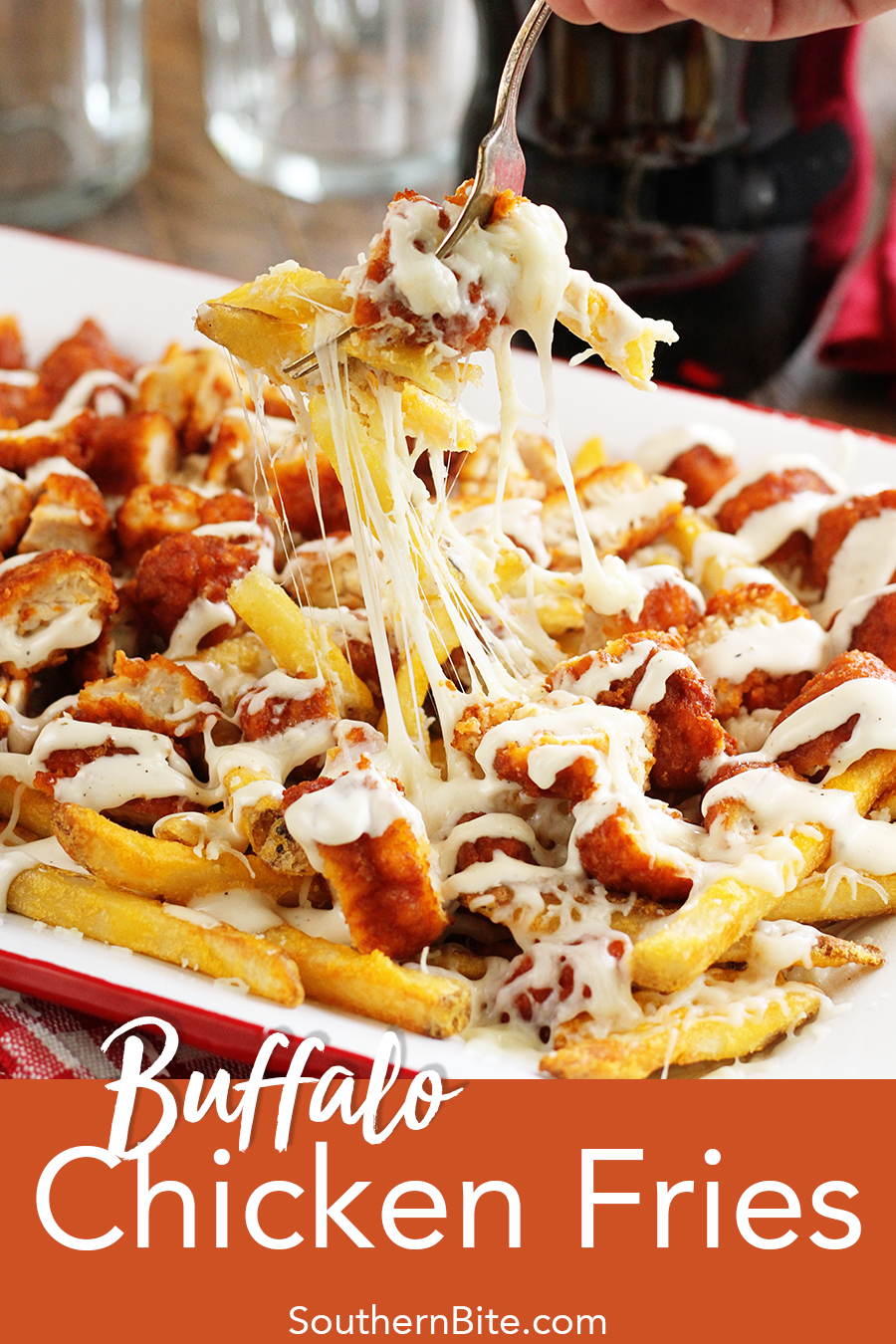 Buffalo Chicken Fries for Pinterest