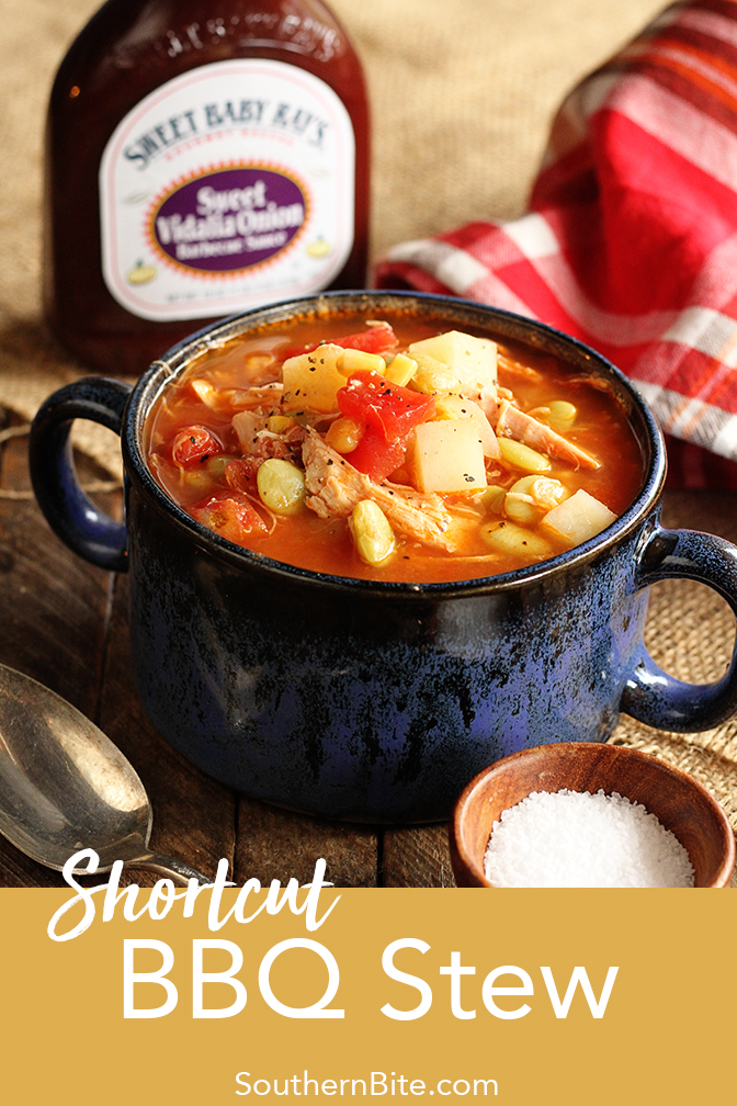 Shortcut BBQ Stew for Pinterest
