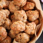 Pizza Sausage Balls close photo