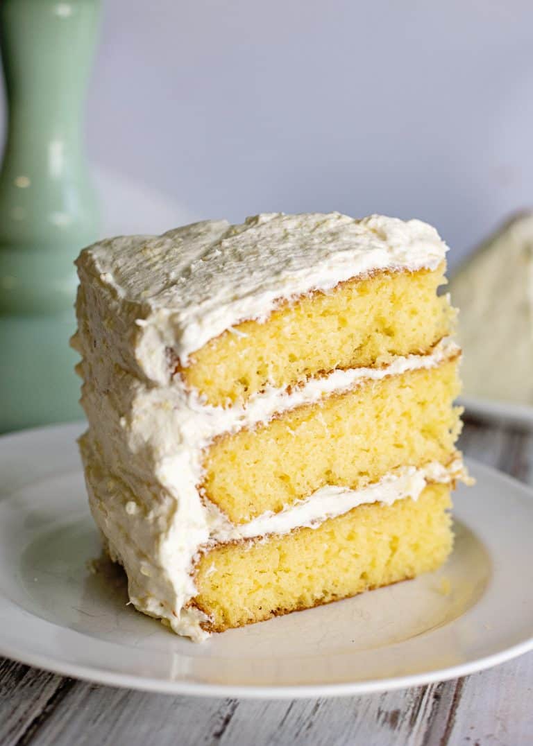 Slice of Mandarin Orange Cake