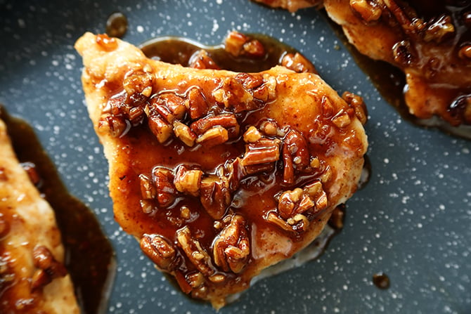 Honey Garlic Pecan Chicken Slice