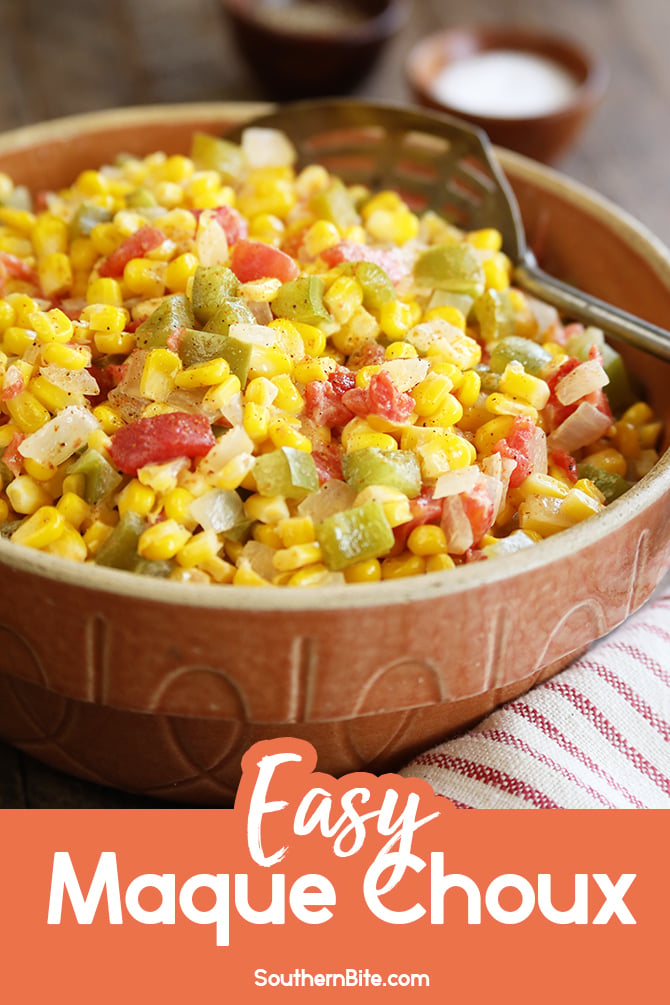 Easy Maque Choux for Pinterest