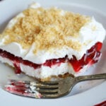 Strawberry Yum Yum being served close up photo