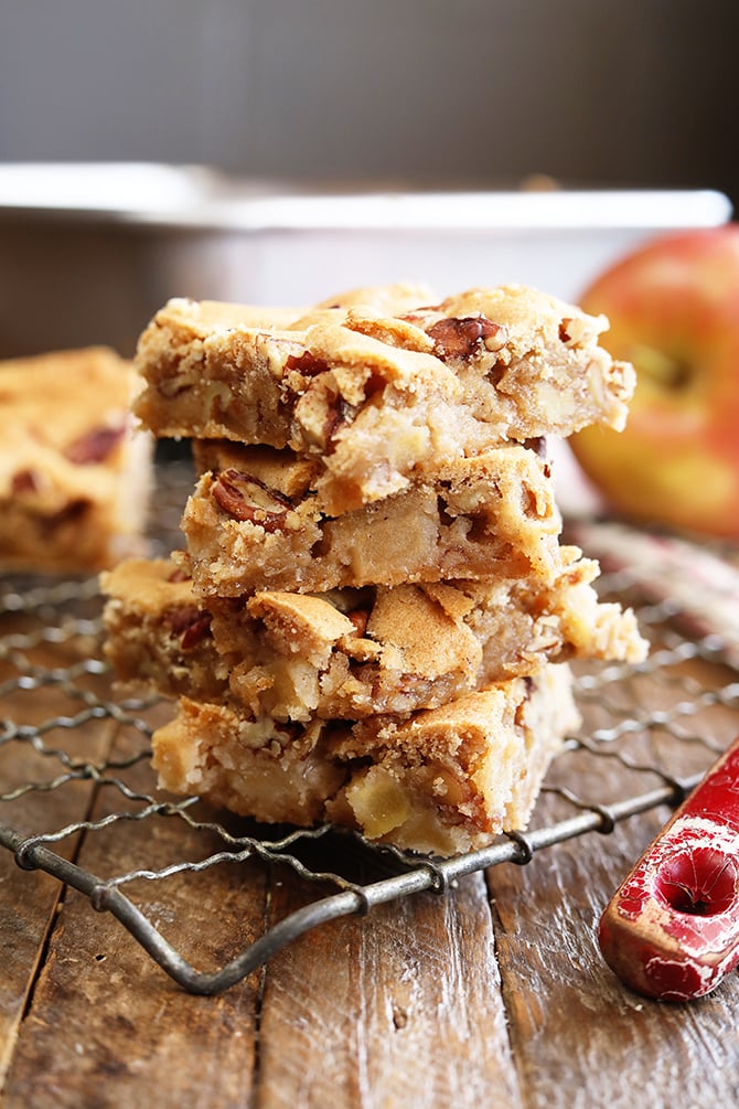 Apple Pecan Chewies stacked