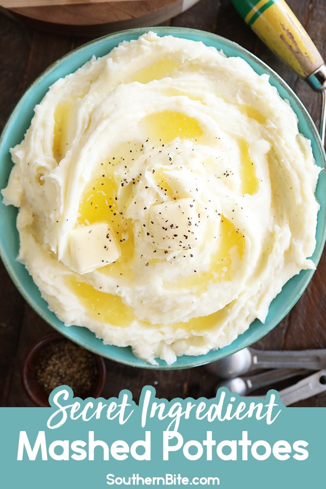 Secret Ingredient Mashed Potatoes for Pinterest