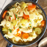 Chicken Noodle Soup in serving bowl