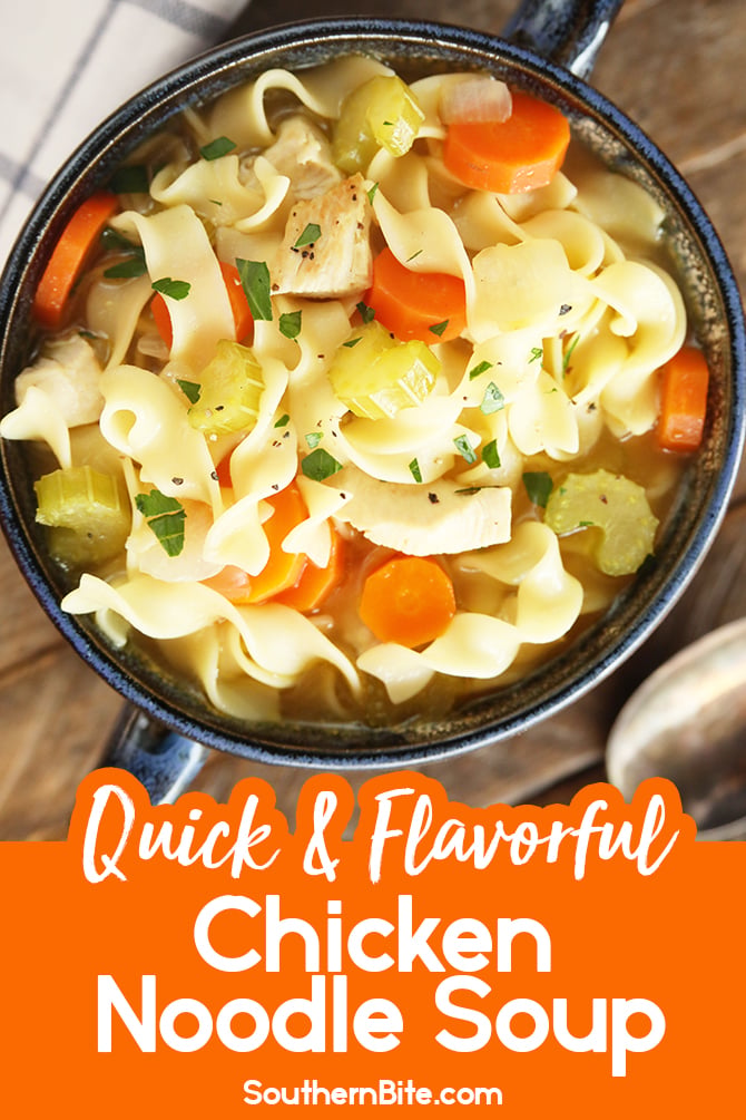 Chicken Noodle Soup for Pinterest