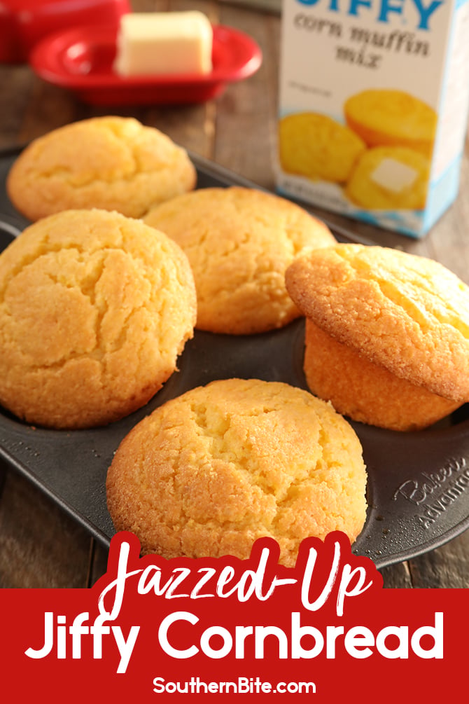 Jazzed Up Jiffy Cornbread for Pinterrest
