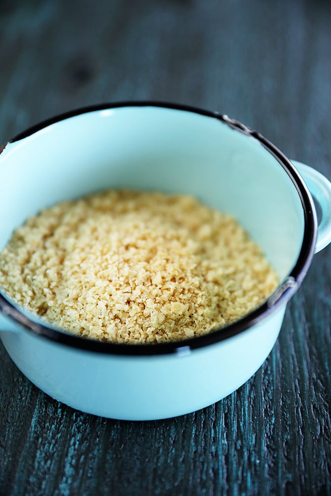 Bowl of Bread Crumbs