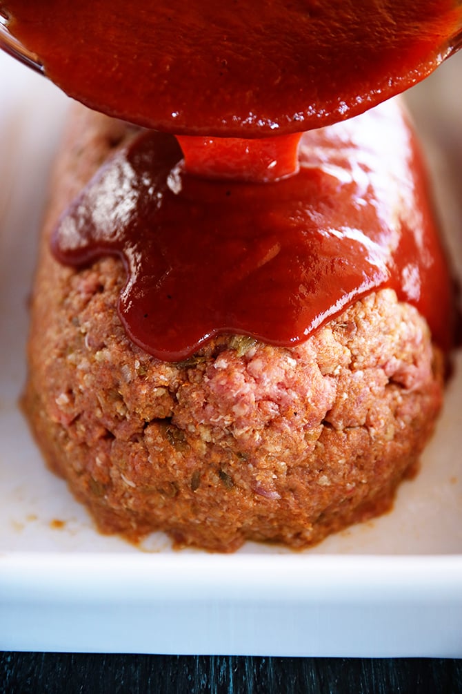 Ultimate Enchilada Meatloaf with sauce
