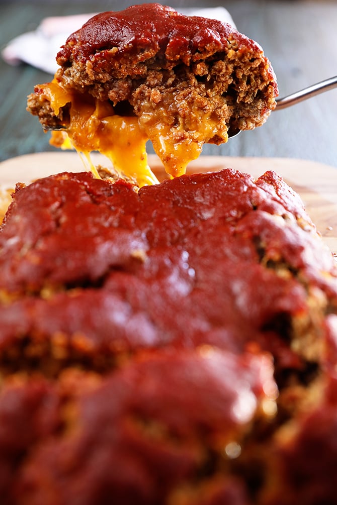 Ultimate Enchilada Meatloaf with sauce