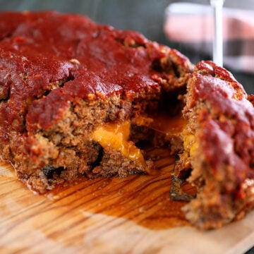 Ultimate Enchilada Meatloaf sliced