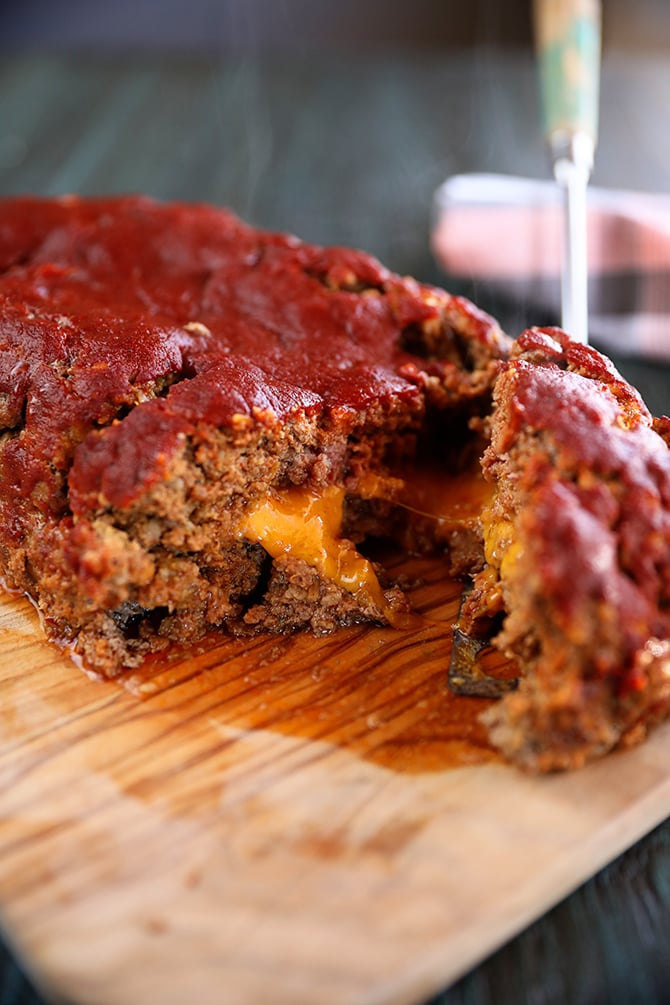 Ultimate Enchilada Meatloaf sliced