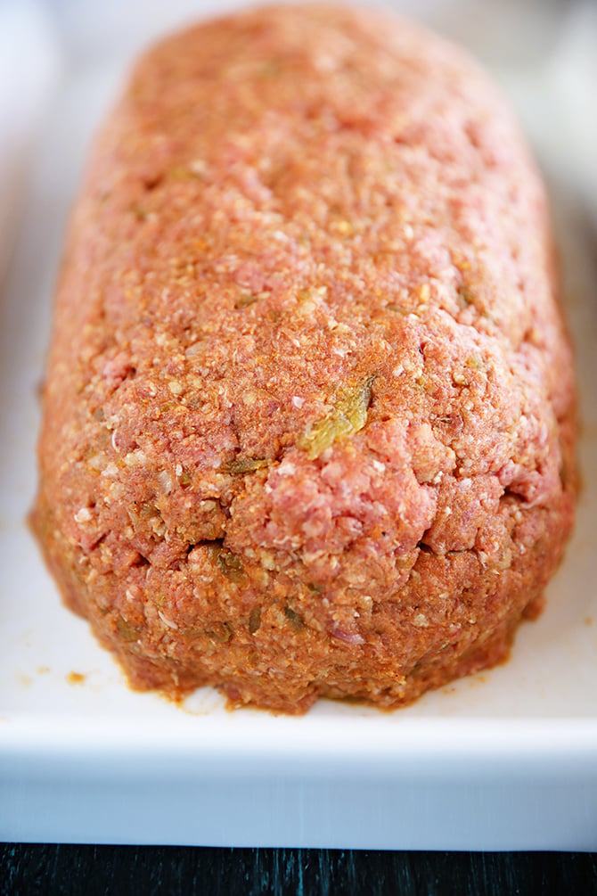 Raw meat loaf