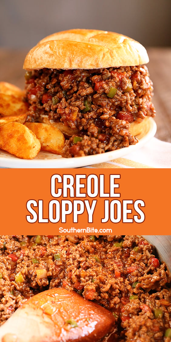 Creole Sloppy Joes image for Pinterest