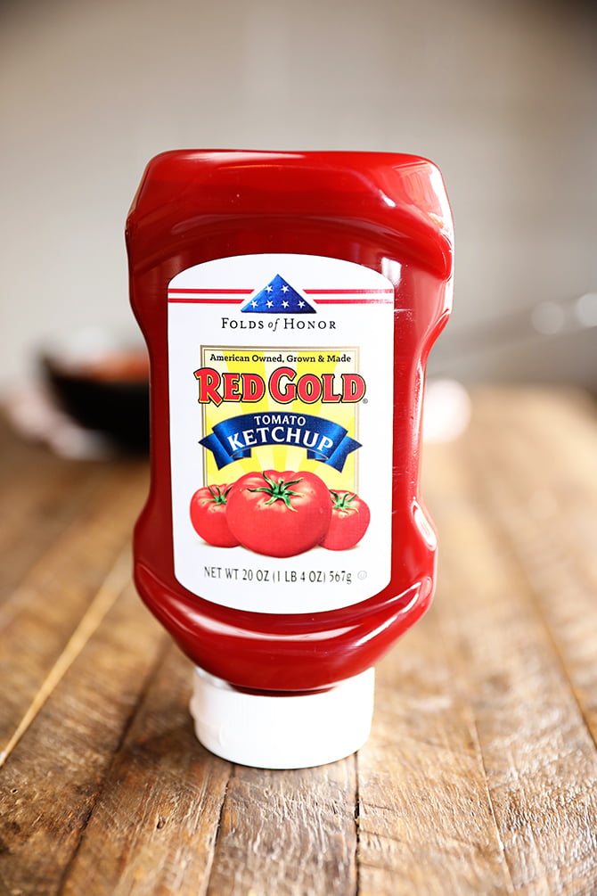 Bottle of Red Gold Ketchup