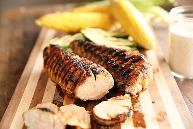 Grilled Pork tenderloin