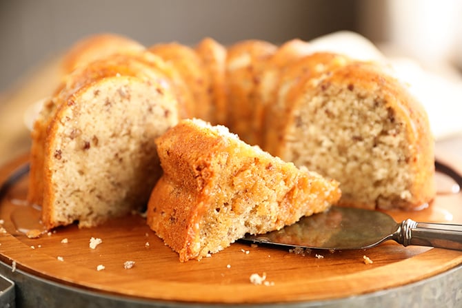 Bama Butter Cake sliced