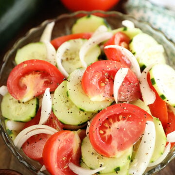 Tomato, Cucumber, and Onion Salad