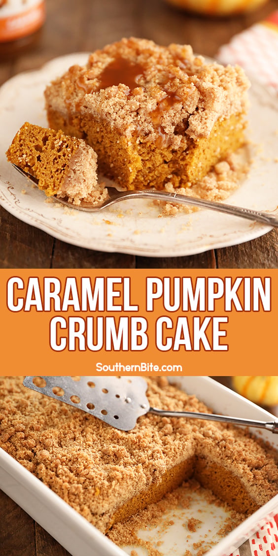 Caramel Pumpkin Crumb Cake - Images for Pinterest