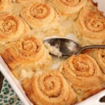 Old Fashioned Butter Rolls in a baking dish