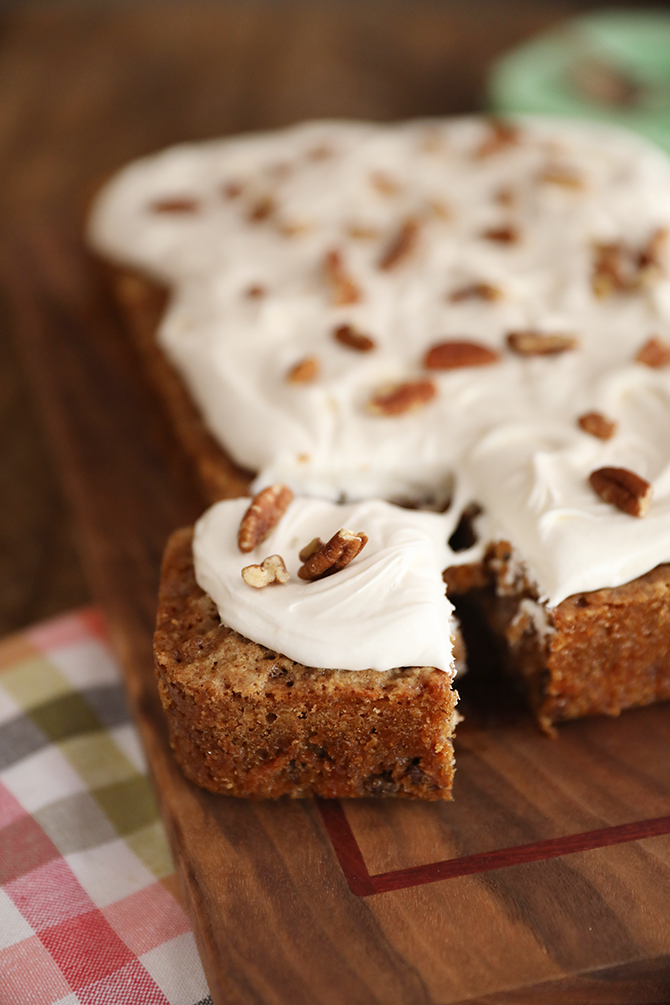 Sweet Potato Cake with Marshmallow Buttercream
