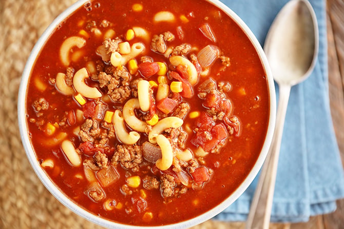 Bowl of Goulash Soup