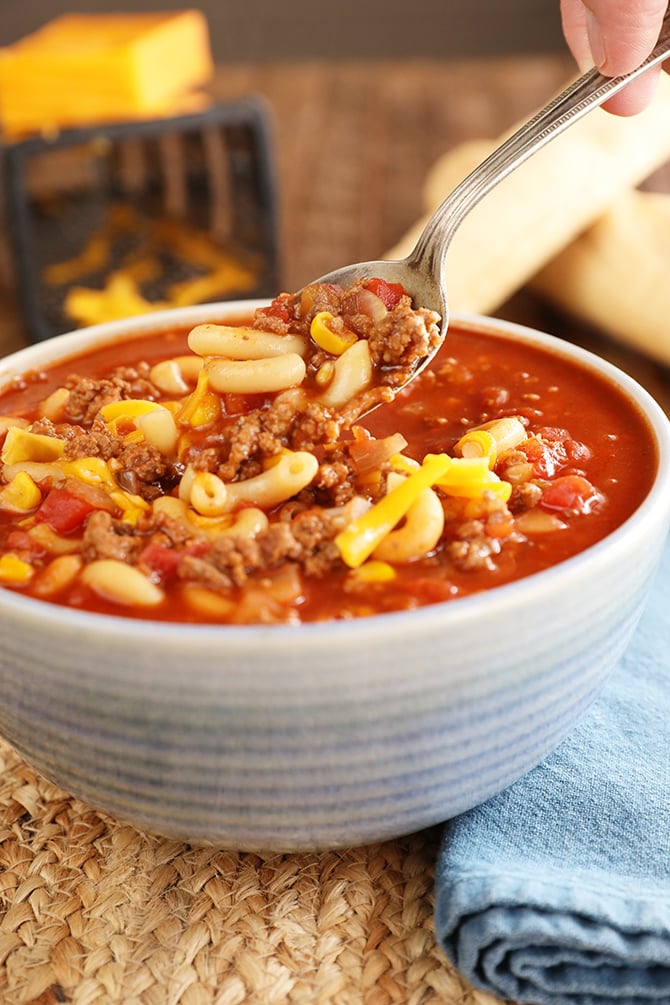 Bowl of Goulash Soup