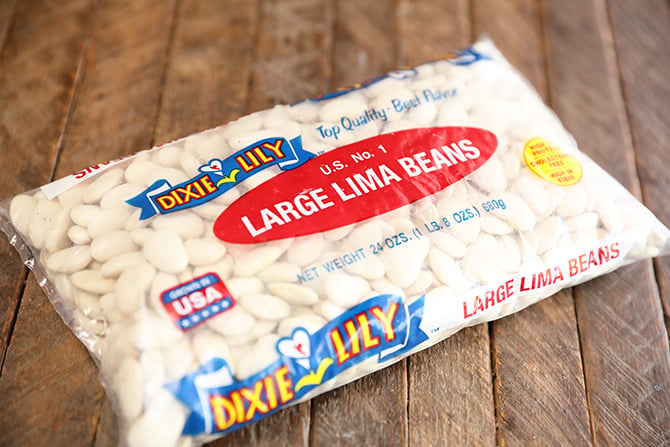 Lima Beans in bag